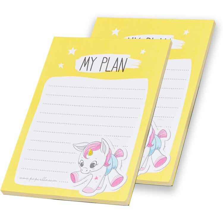 COI to DO List Diary, Cute Stationery Items Monthly Planner Journal Writing Pads Gifts for Teachers by Students, Set of 4