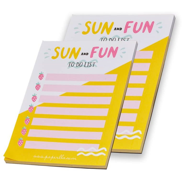 COI Writing Pads to DO List Cute Stationery MEMO Pads Journal NOTEBOOKS Gift for Brother and Sisters, Set of 4
