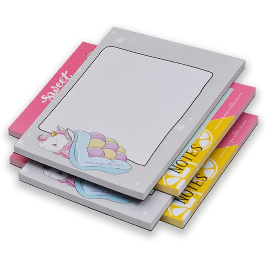 COI Notes Diary Writing Pads, Cute Stationery to DO List Organizer Daily Journal, Set of 4