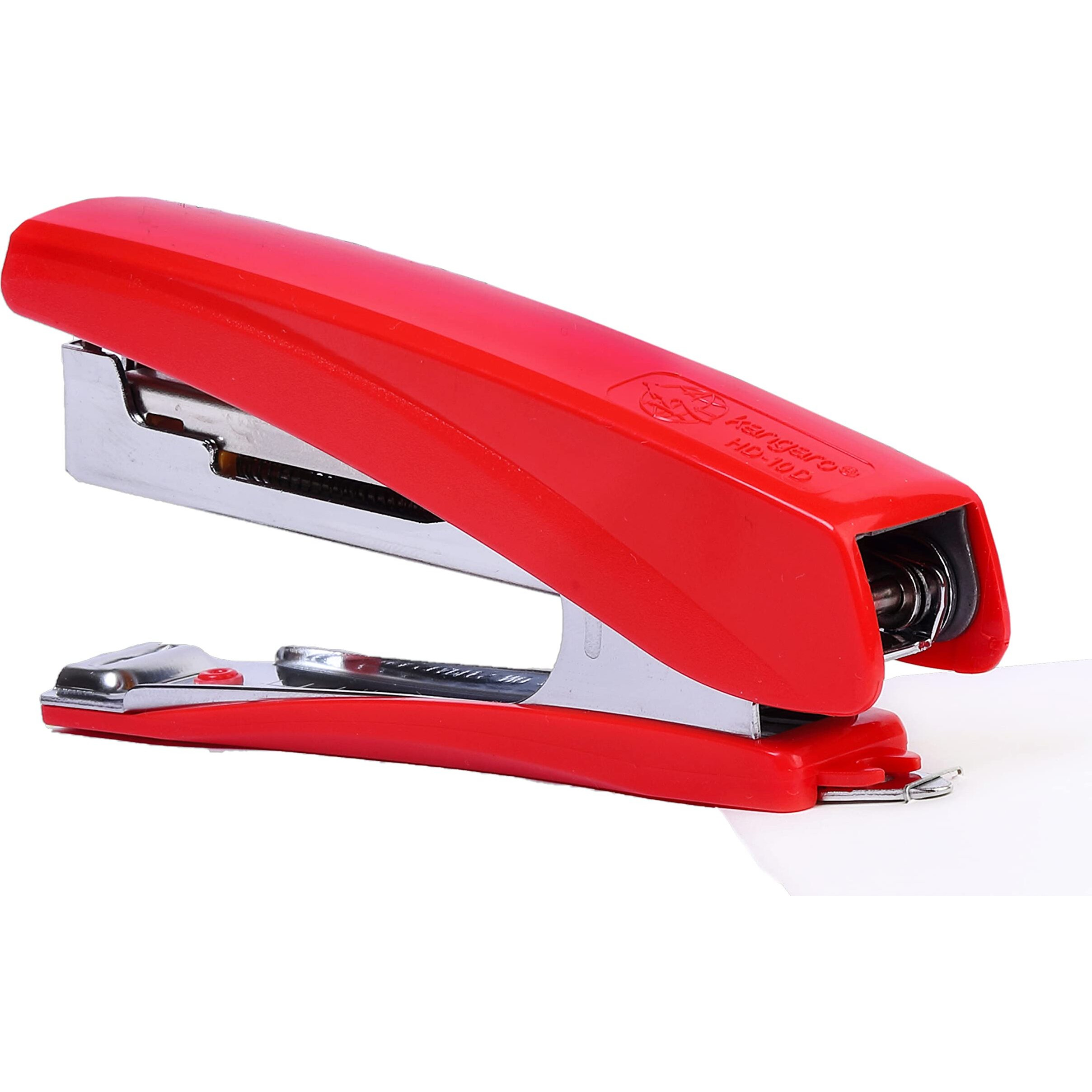 Kangaro Desk Essentials HD-10D All Metal Stapler| Sturdy & Durable | Suitable for 20 Sheets | Perfect for Home, School & Office | Pack of 1 | Color May Vary