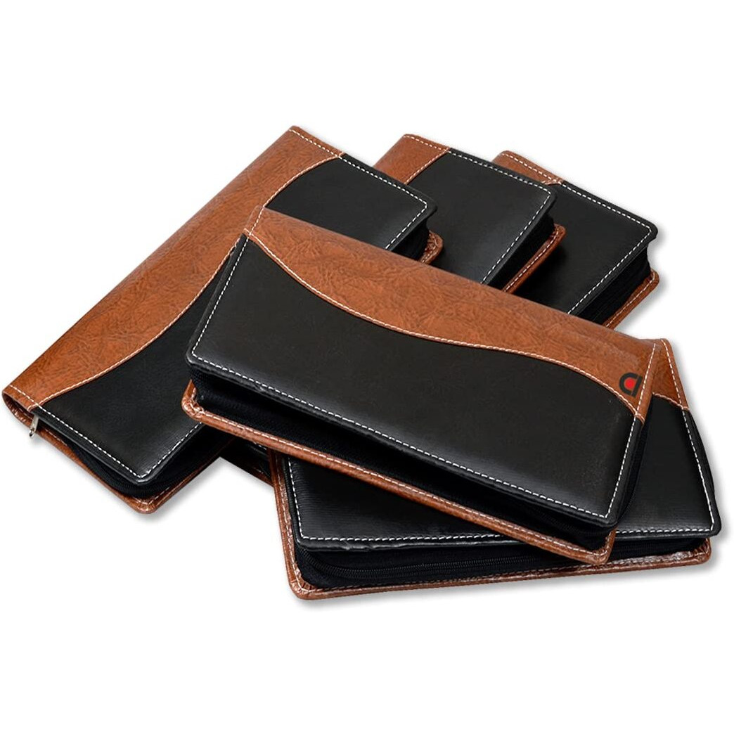 COI Chequebook Cover, Top Tear Personal Vinyl Chequebook and Card Holder | Set of 5