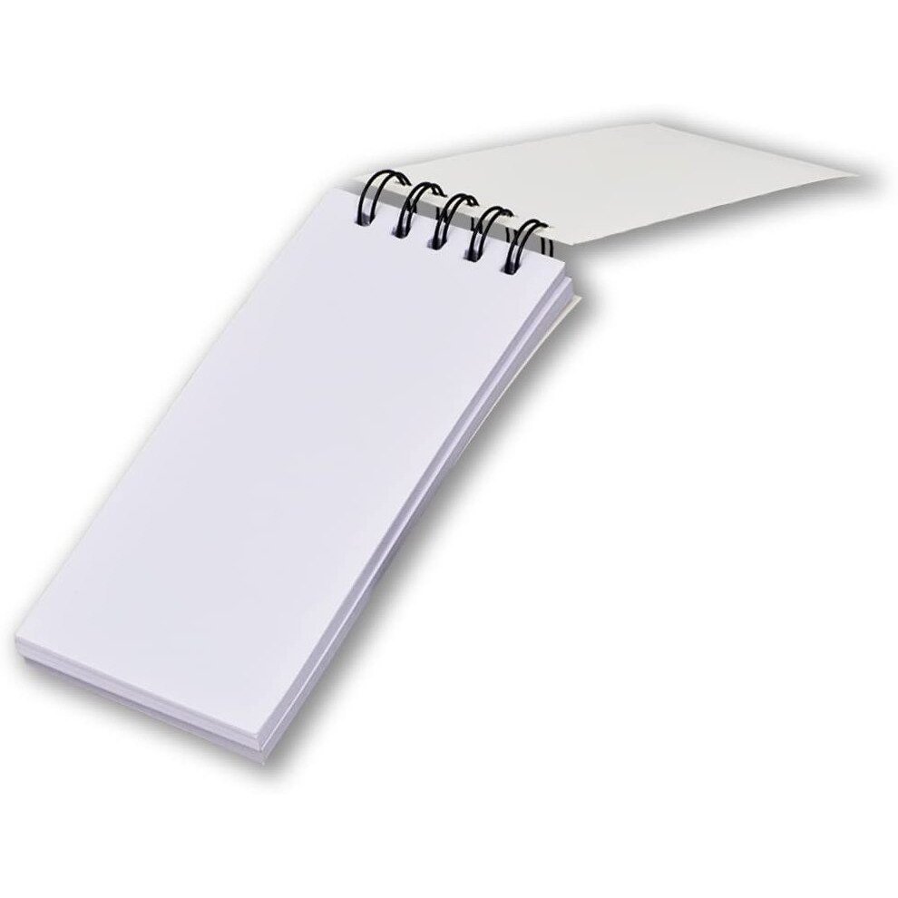 COI Professional Writing Daily Notepad, Memo Pad, Unruled, Spiral Bound Cover Journal, Set of 4.
