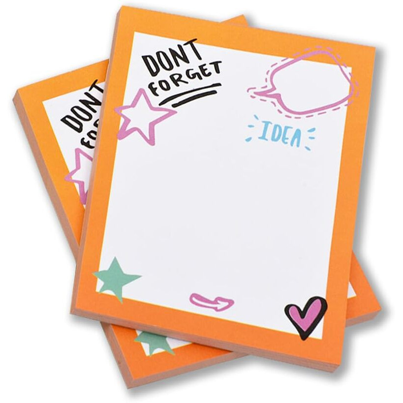 COI to Do List Notepad, Notes, to-Dos, to-Buy, Priorities Memo Pad for Shopping Lists, Reminders and appointments Set of 4 Writing Pads