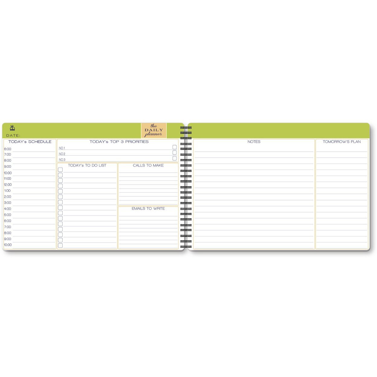 Nourish A5 Size Daily Planner