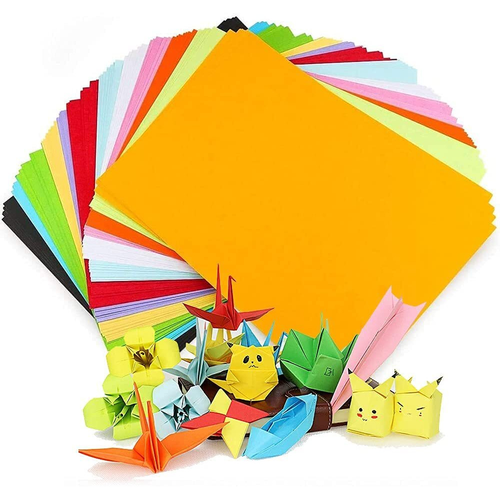 SNOW CRAFTS A4 Size Premium Coloured Sheets (130 GSM-180GSM) For Art & Craft Projects School Colleges. (A4-40 SHEETS)