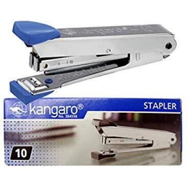 Kangaro No. 10 Stapler (5 pc) & Kangaro No. 10-1M Stapler Pins (10 Boxes) Combo Set