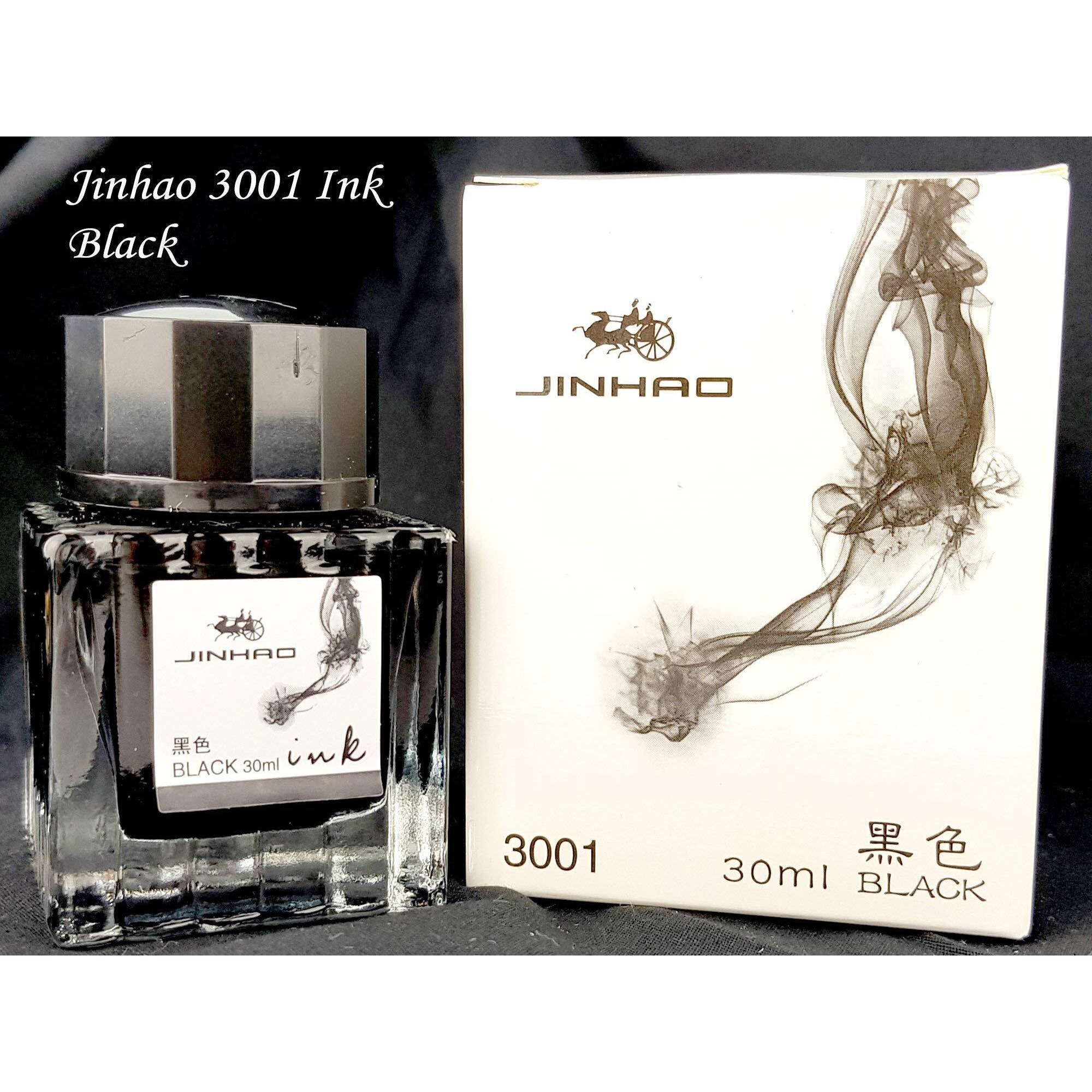 Chrome JINHAO 3001 Fountain Pen Ink Bottle (Black) , 30 ml