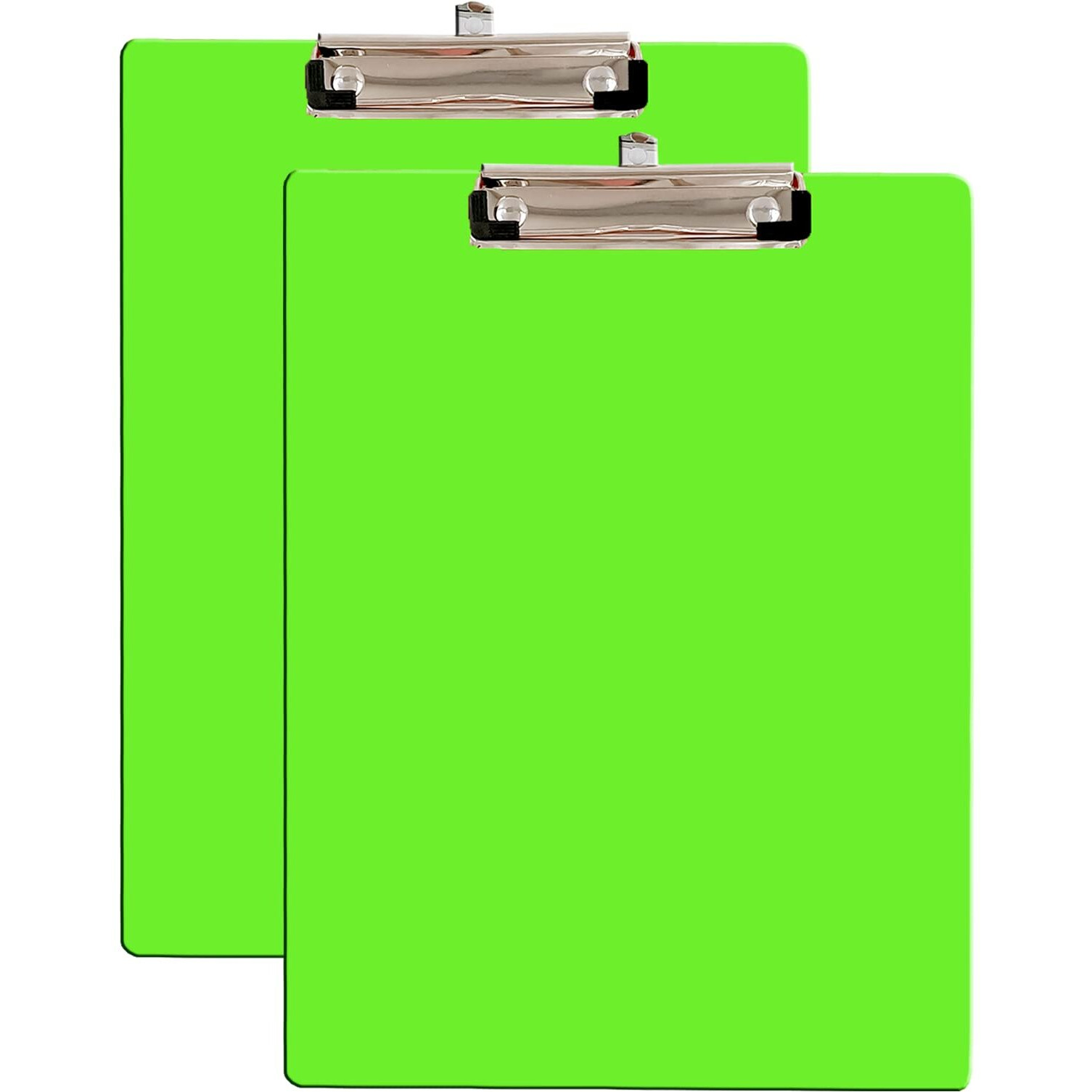 Eduway Wooden Writing/Exam Board/Clipboard with Back Side whiteboard Writing Surface  Lightweight MDF | Heavy Duty Clip for Office, School,Home, College, Shop- Green(Size- 9.5x13.5 inch)(Pack of 2)