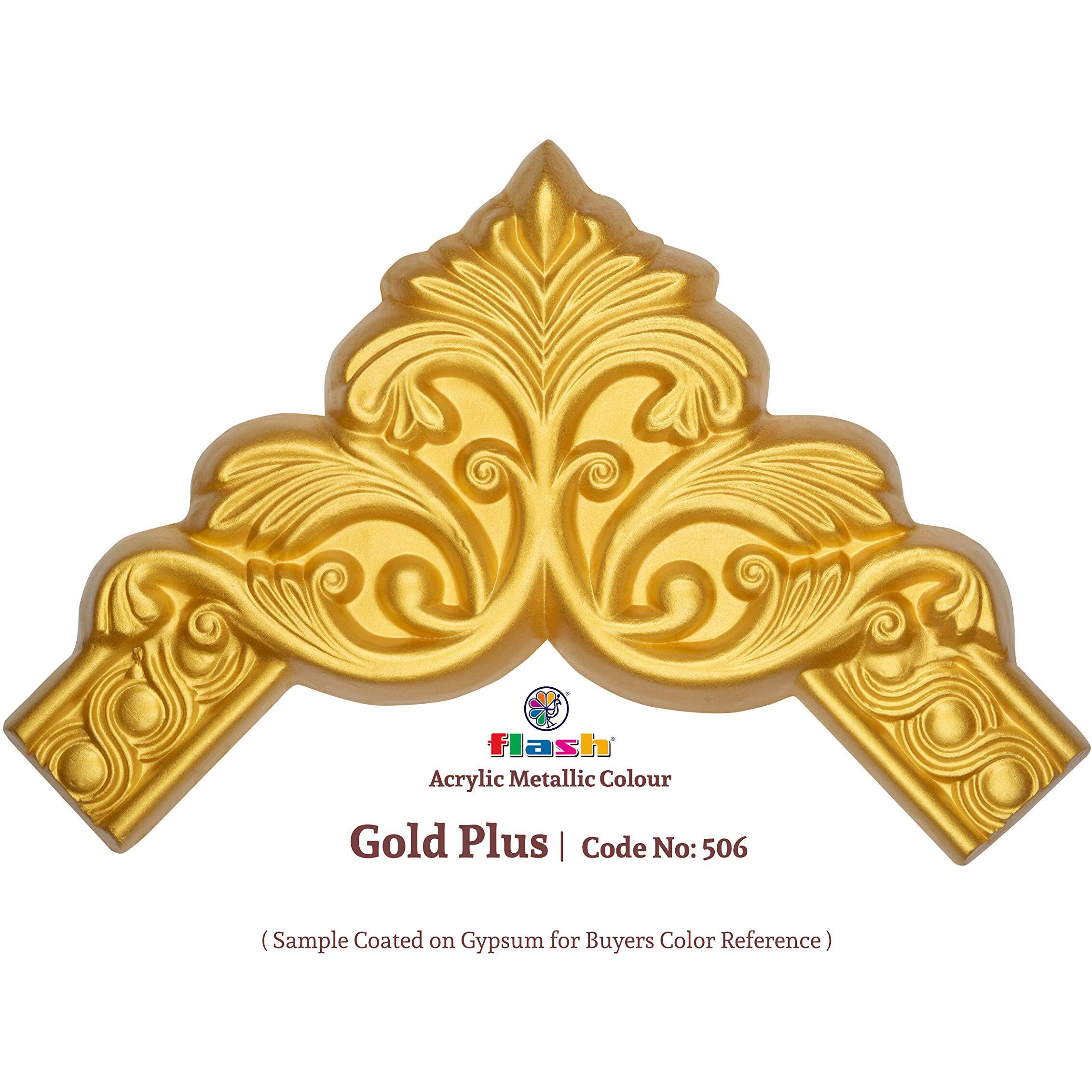 Flash Acrylic Color (Gold Plus, 50Ml)