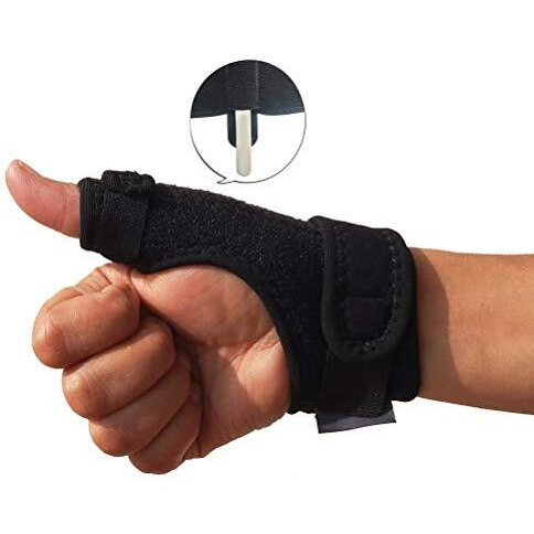 Tima Thumb Support Wrist Brace - Adjustable Soft Stabilizer With Metal Splint For Reliable Support