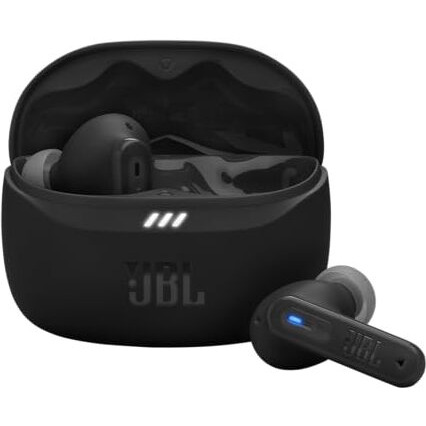 Jbl New Launch Tune Beam 2 Tws, Anc Earbuds, 48Hr Playtime,Dual Connect, Ambient Aware, Relax Mode, Customized Eq With Headphones App, 6 Mics For Clear Calls, Spatial Sound, Personi-Fi 3.0 (Black)