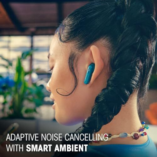 Jbl New Launch Tune Beam 2 Tws, Anc Earbuds, 48Hr Playtime,Dual Connect, Ambient Aware, Relax Mode, Customized Eq With Headphones App, 6 Mics For Clear Calls, Spatial Sound, Personi-Fi 3.0 (Black)