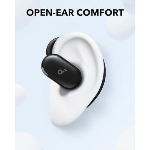 Soundcore V20I By Anker Open-Ear Headphones, Adjustable Ear Hooks, Ultra-Comfort, Snug Fit, Powerful Sound, Clear Calls, Ip55, Led Lights, 36H Playtime, Bluetooth 5.4 Earbuds, Multipoint Connection