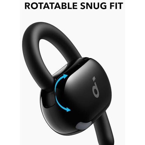 Soundcore V20I By Anker Open-Ear Headphones, Adjustable Ear Hooks, Ultra-Comfort, Snug Fit, Powerful Sound, Clear Calls, Ip55, Led Lights, 36H Playtime, Bluetooth 5.4 Earbuds, Multipoint Connection