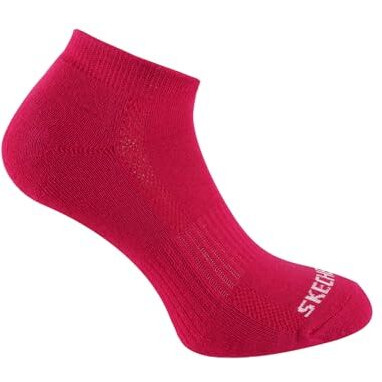 Skechers Cotton 3Pk Womens Half Terry Ankle Length Socks-S20070Id-Gaqp, Assorted