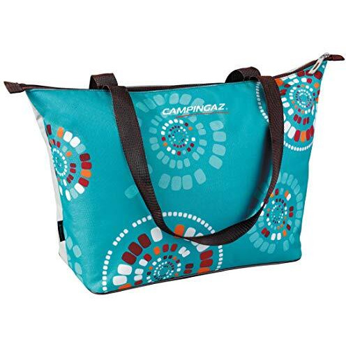 Campingaz Ethnic Shopping 15L Cooler Bag  Keeps Ice Cold For 10 Hours, Spacious Insulated Cooler For Bottles And Snacks