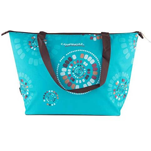 Campingaz Ethnic Shopping 15L Cooler Bag  Keeps Ice Cold For 10 Hours, Spacious Insulated Cooler For Bottles And Snacks