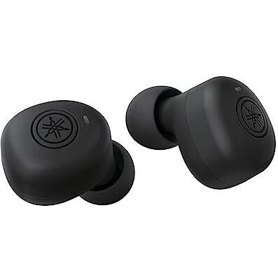 Yamaha Tw-E3B Black True Wireless Earphone, Bluetooth 5.0, Aptx, Long Battery Life, Ipx5