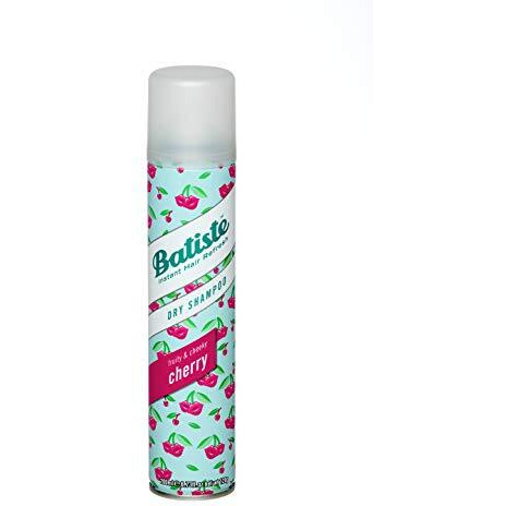Batiste Instant Hair Refresh Dry Shampoo Fruity & Cheeky Cherry Fragrance, Absorb Oil Between Washes, Waterless Shampoo - 200 Ml