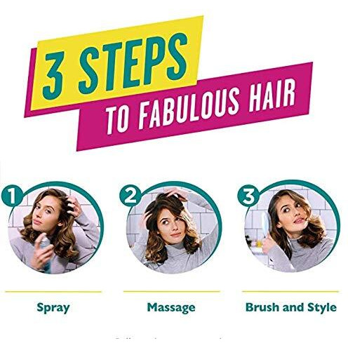 Batiste Instant Hair Refresh Dry Shampoo Fruity & Cheeky Cherry Fragrance, Absorb Oil Between Washes, Waterless Shampoo - 200 Ml