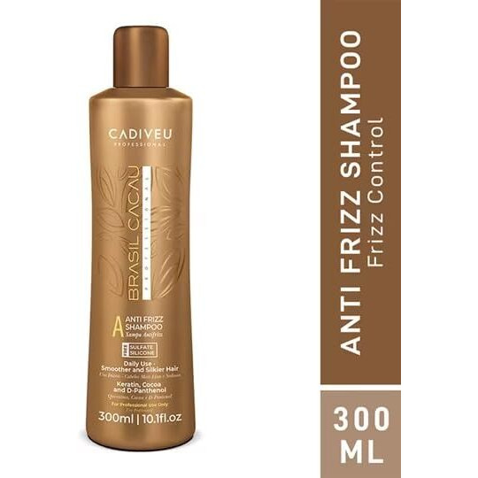 Original Cadi-Veu Bra- Sil Cac- Au Anti Frizz Repair Shampoo (300Ml) For Men And Women