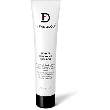 De Fabulous Reviver Shampoo & Masque 75Ml - Travel Pack Of 2 |All Hair Types | Scalp Health | Sulphate Free (Reviver Shampoo & Treatment- Travel Pack 75Ml)