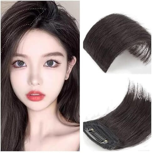 Bogota Silky Hair Extensions With Clip | Hair Weft | Hair Pieces For Thinning Hair | Invisible Hairpin | Straight Women Hair, Add Volume In Hair - Black
