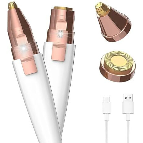 Harboan Facial Epilator Hair Removal Machine For - Face, Chin, Cheek, Eyebrow, Upper Lip Hair Remover For Women, Usb Rechargeable Epilator Machine Eyebrow Trimmer (2 In 1 Eyebrow Trimmer)