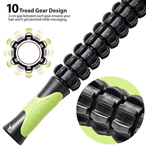 Sportneer Muscle Roller Massage Stick,Deep Tissue Muscle Massage Stick For Sore Muscle Pain Relief & Recovery, Cramping, Tightness, Soothing Cramp For Home Gym Fitness