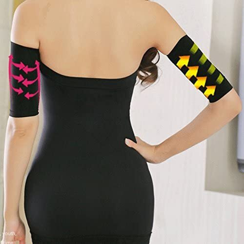 Weight Loss Calorie Off Fat Buster Arm Shaper Black Slimmer Slimming Wraps Belt For Women Ns164