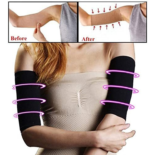 Weight Loss Calorie Off Fat Buster Arm Shaper Black Slimmer Slimming Wraps Belt For Women Ns164