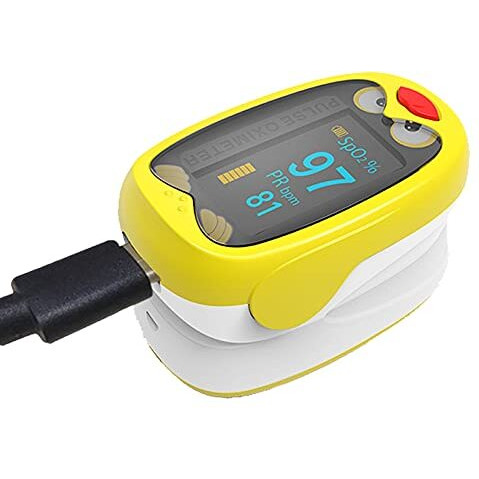 Weal Pulse Oximeter For Kids, Usb Rechargeable Blood Oxygen Meter Baby Available, Portable Pulse Detector Specially Designed For Children