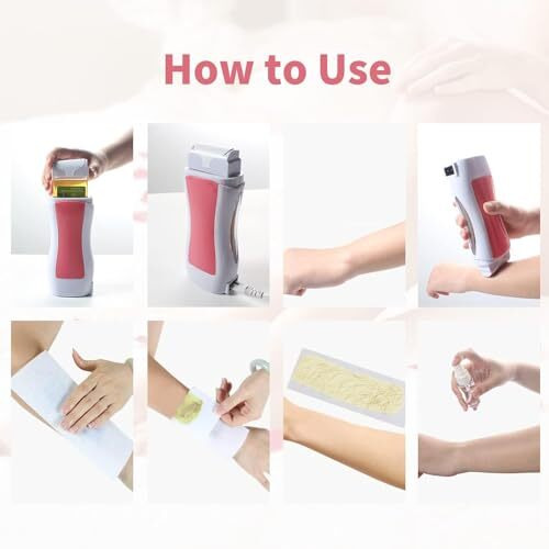 Kahrl Wax Heater Roller Machine Waxing Combo Kit For Hair Removal  Includes Wax Warmer, Refill Cartridges, Strips And Wipes, Wax Kit For Women, Waxing Combo Kit (Wax, Roll On Heater Combo)