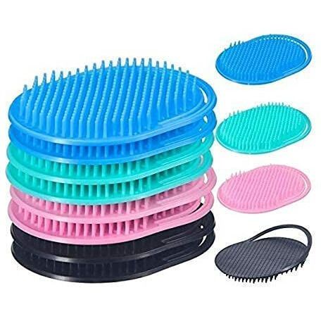 Critex Mart Scalp Pocket Comb For Hair Styling Round Brush Hair Comb For Men And Woman (Multicolor) Pack Of 6