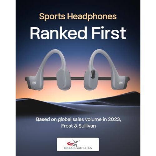 Shokz Openswim Pro Bone Conduction Sports Headphones,Ip68 Waterproof Open Ear Wireless Earphones With Bluetooth 5.4, 32Gb Of Mp3 Storage, Noise Canceling Mics, 9H Playtime For Running, Swimming-Grey