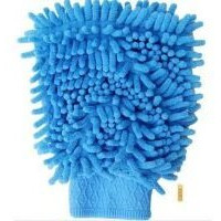 Morningvale Pan Pacific Istf Double-Sided Microfiber Multipurpose Wash Mitt Gloves For House Car Glass Lcd Cleaning - Set Of 2, Multicolour