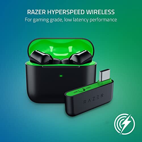 Razer Hammerhead Hyperspeed (Xbox Licensed) - Wireless Multi-Platform Gaming Earbuds Ear Headset - Quartz Edition -Rz12-03820200-R3A1