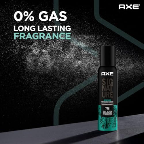 Axe Signature Mysterious No Gas Deodorant Bodyspray For Men 154 Ml, Tropical Green