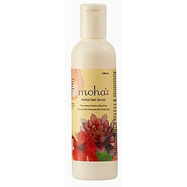 Moha Herbal Hair Serum For Men & Women | Non Sticky & Non Greasy Hair Serum For Silky & Smooth Hair, Tames Frizzy Hair | Strong, Tangle Free & Frizz-Free Hair (100 Ml) Pack Of 1