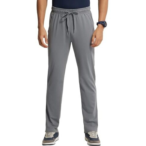 Jockey Men's Relaxed Fit Joggers (Sp27_Performance Grey_L)