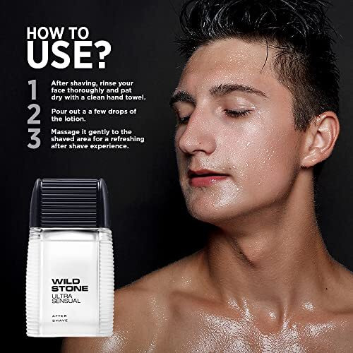 Wild Stone Ultra Sensual After Shave Lotion For Men, 100Ml