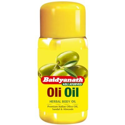 Baidyanath Vansaar Oli Oil - Pure Olive Body Oil With 2X More Real Italian Olives Including Almonds And Sandalwood, 100% More Nourishment - 500 Ml