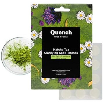 Quench Botanics Matcha Tea Clarifying Acne Patches, 1 Count