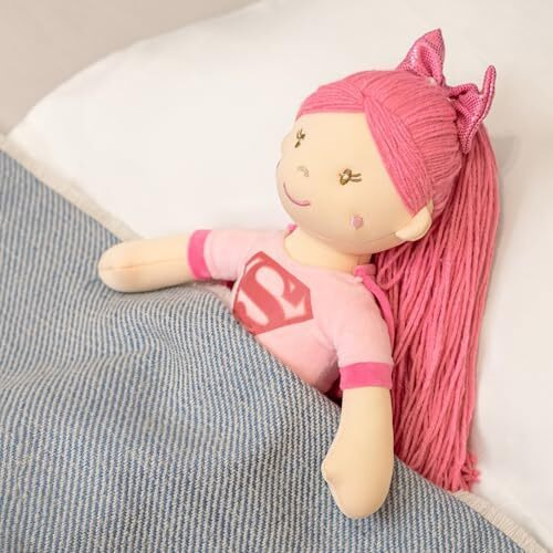Mirada Super Girl Doll For Baby Girls/Kids | Washable & Super Soft Fabric Body | Stuffed Plush - 38Cm