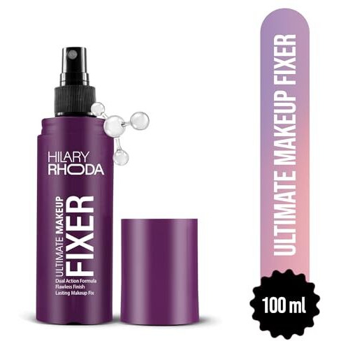 Hilary Rhoda Ultimate Makeup Fixer | Infused With Niacinamide & Hyaluronic Acid | Hydrates, Soothes & Refreshes Skin | Dual Action & Weightless Formula | Setting Spray |100 Ml