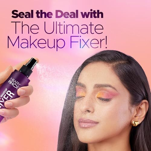 Hilary Rhoda Ultimate Makeup Fixer | Infused With Niacinamide & Hyaluronic Acid | Hydrates, Soothes & Refreshes Skin | Dual Action & Weightless Formula | Setting Spray |100 Ml