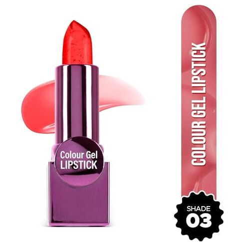 Hilary Rhoda Colour Gel Lipstick | Super Hydrating | Soft Formulation For Delicate Lips | Semi_Glossy Finish | Ph Colour-Changing & Highly Pigmented Lipstick | 3.6G (Shade-3)