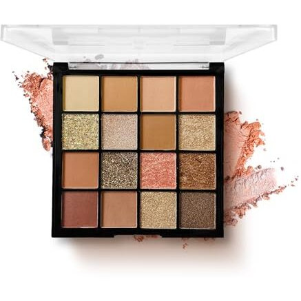 Hilary Rhoda Perfection Eyeshadow Palette|Highly Pigmented Eyeshadow Palette|Matte&Shimmer Finish|Long Lasting Eyeshadow For Women|Blendable Eyeshadow|20.8G|16 Shades (Shade 3),Multicolor