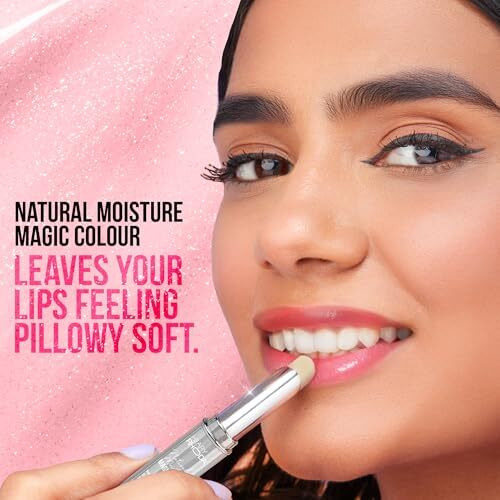 Hilary Rhoda Natural Moisture Magic Colour Lip Balm | Tinted & Ph Lip Balm | Hydrating & Moisturising | With Grape Seed Extract - 3G
