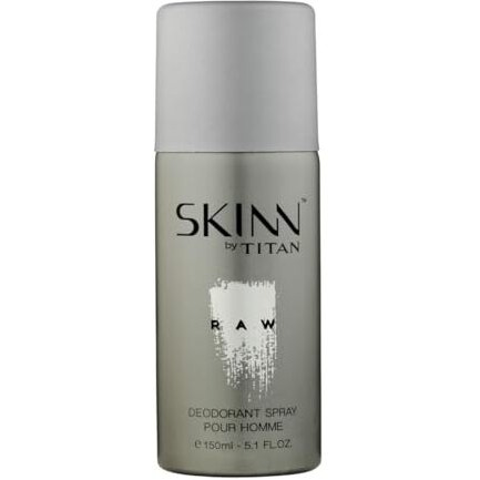 Skinn By Titan Raw Long-Lasting Deodorant Spray For Men - 150 Ml | Perfume For Men | Eau De Parfum For Men | Men's Cologne | For Daily Use | Premium Fragrance | Grooming Essentials